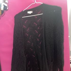 Black cardigan